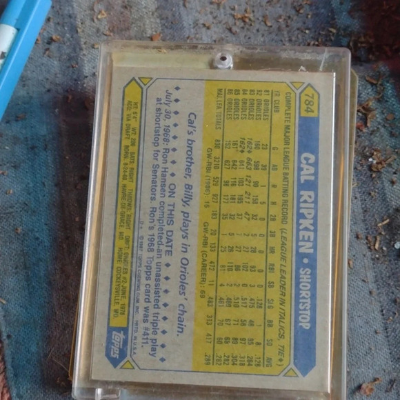 Cal RipkenJr Autograph Baseball Card - Picture 2 of 2